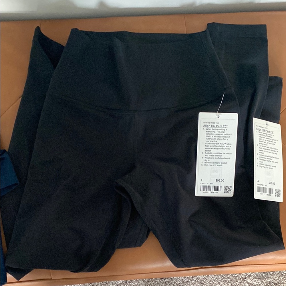 Qty 2! Lululemon Athletica Black Align Leggings